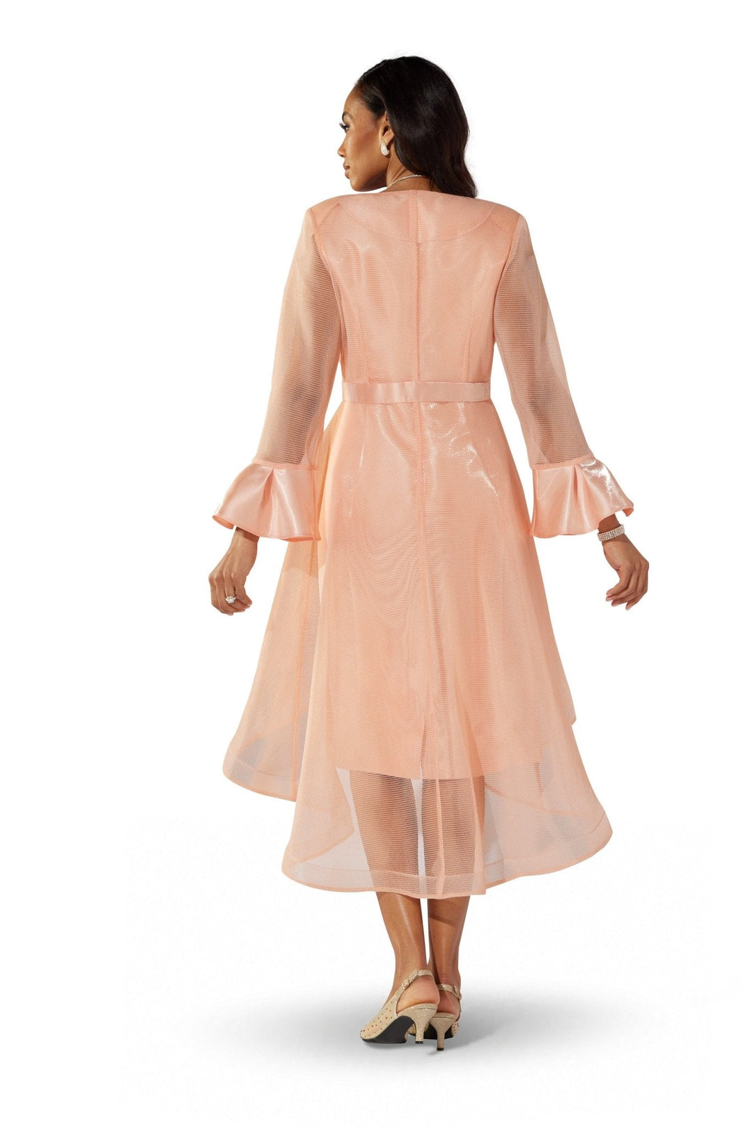 Jeweled Flowy Mesh Jacket Dress by EY Boutique - Especially Yours