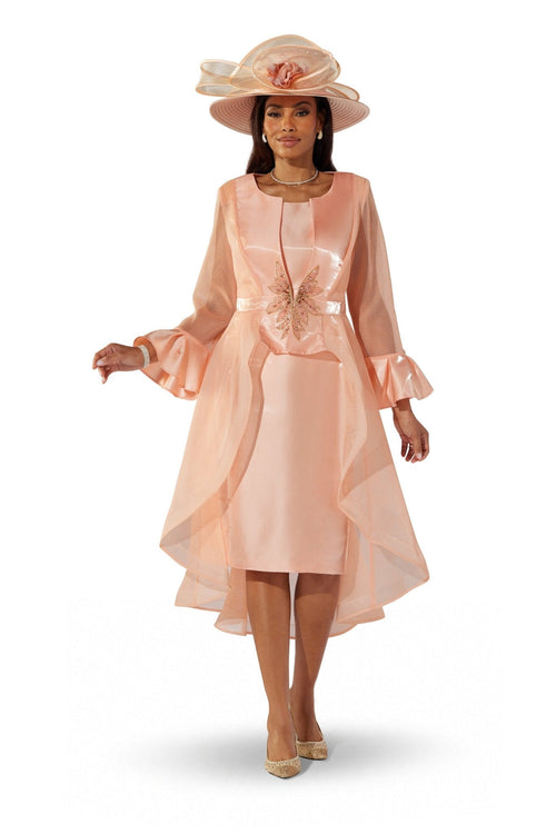 Jeweled Flowy Mesh Jacket Dress by EY Boutique - Especially Yours