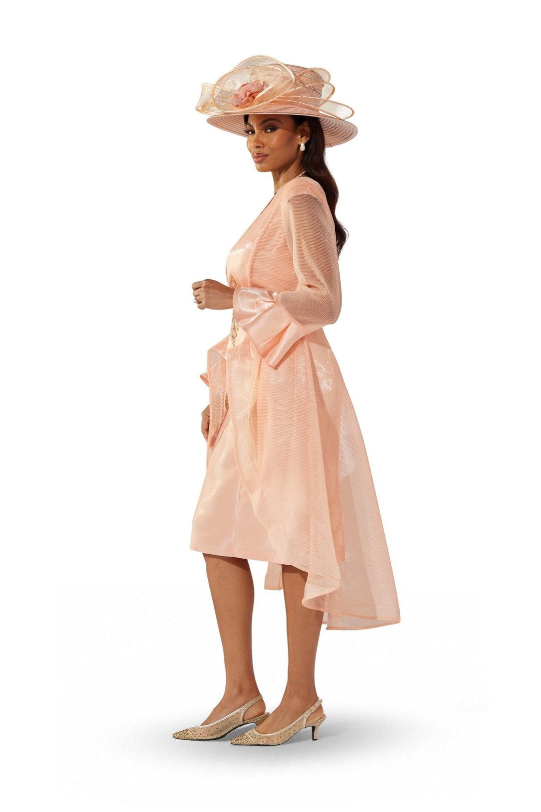 Jeweled Flowy Mesh Jacket Dress by EY Boutique - Especially Yours