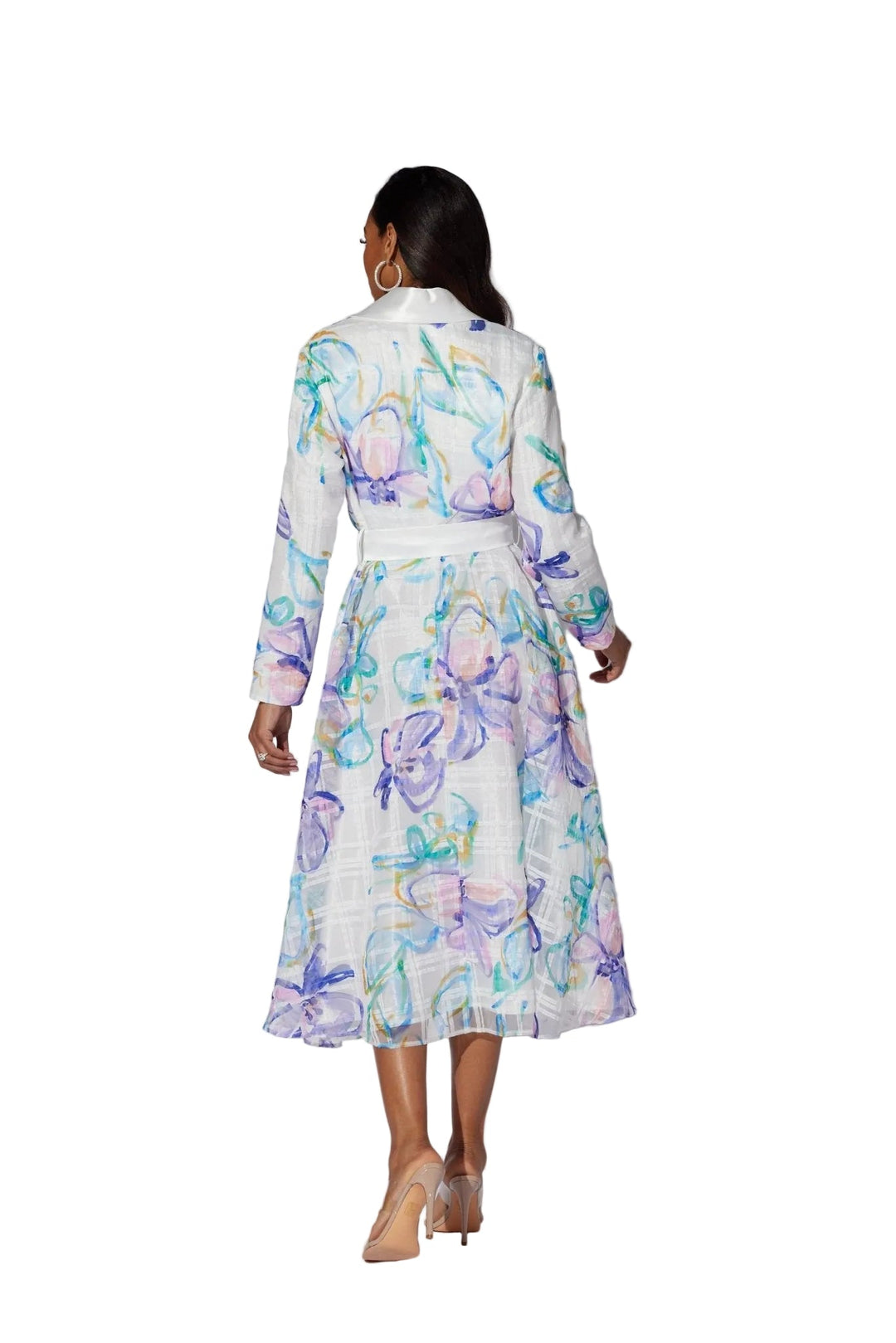 Pastel Floral Midi Shirtdress by EY Boutique - Especially Yours