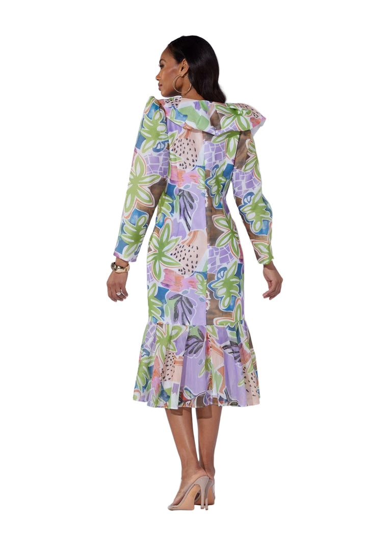 Tropical Flounce Midi Dress by EY Boutique - Especially Yours