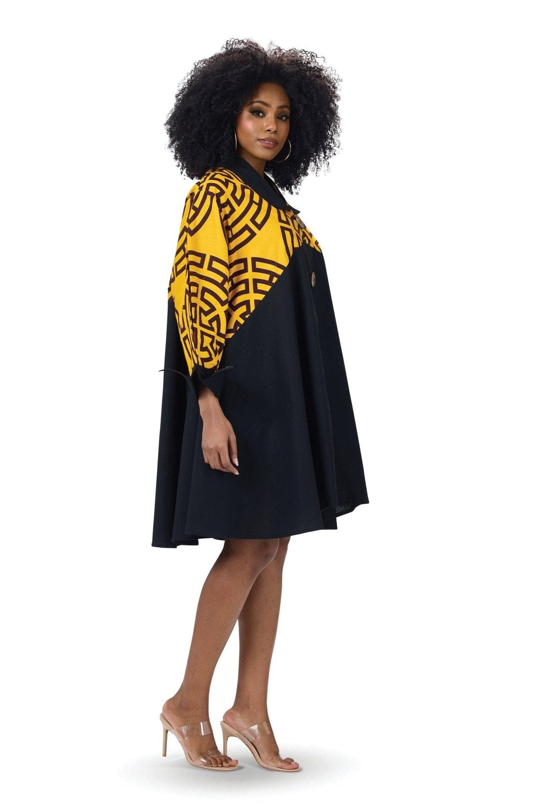 Labrynth Button-Front Midi Dress by Studio EY - Especially Yours