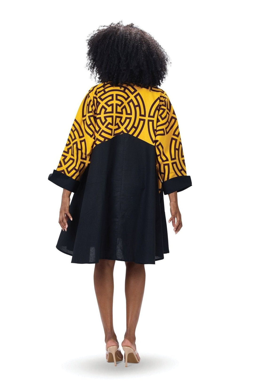 Labrynth Button-Front Midi Dress by Studio EY - Especially Yours