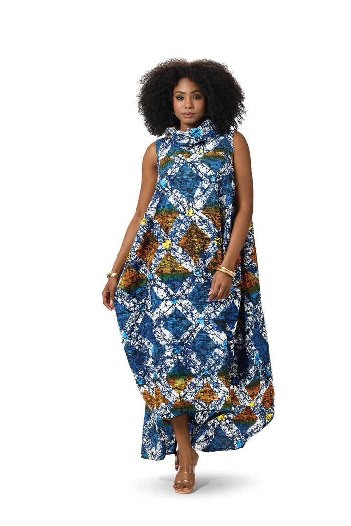 Ankara Print Convertible Jumpsuit Dress â€“ Studio EY - Especially Yours