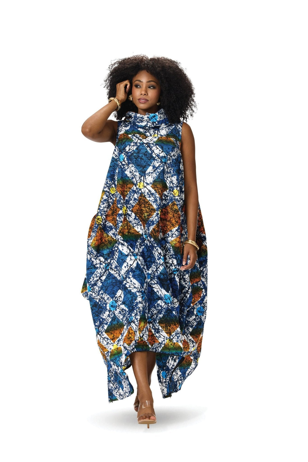 Ankara Print Convertible Jumpsuit Dress â€“ Studio EY - Especially Yours