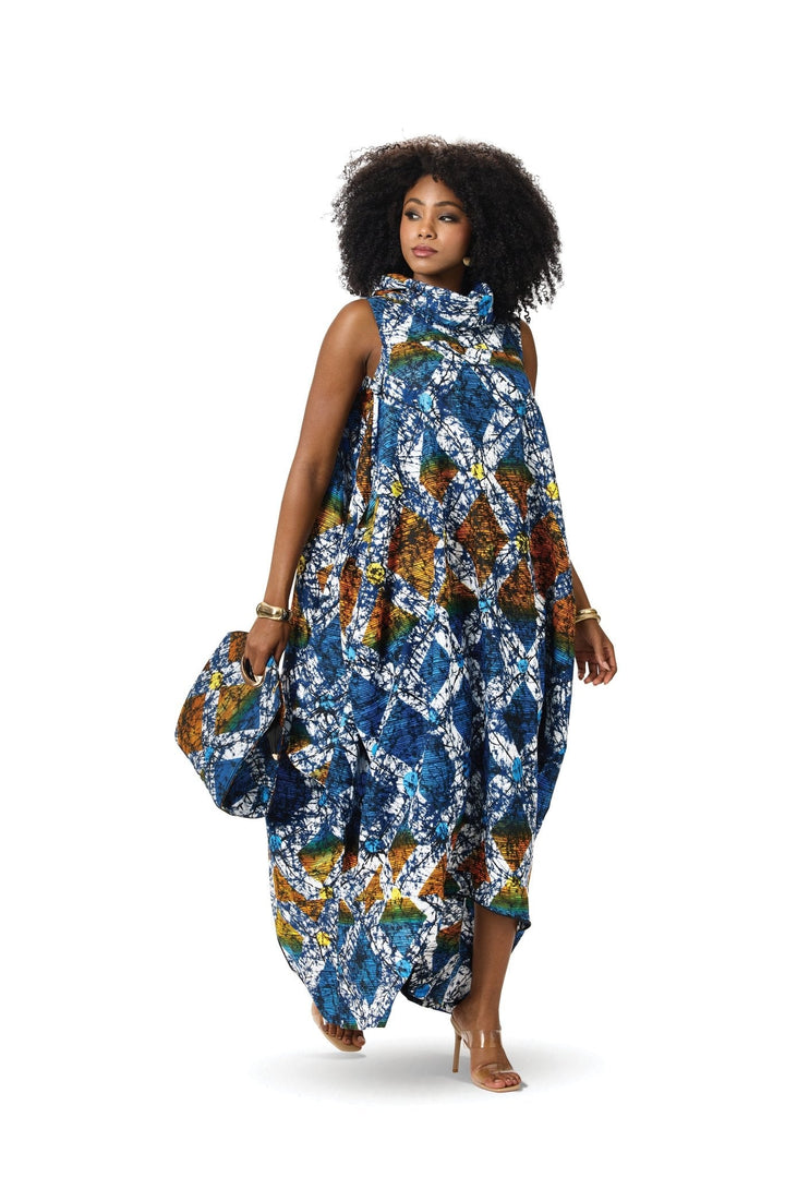 Ankara Print Convertible Jumpsuit Dress â€“ Studio EY - Especially Yours