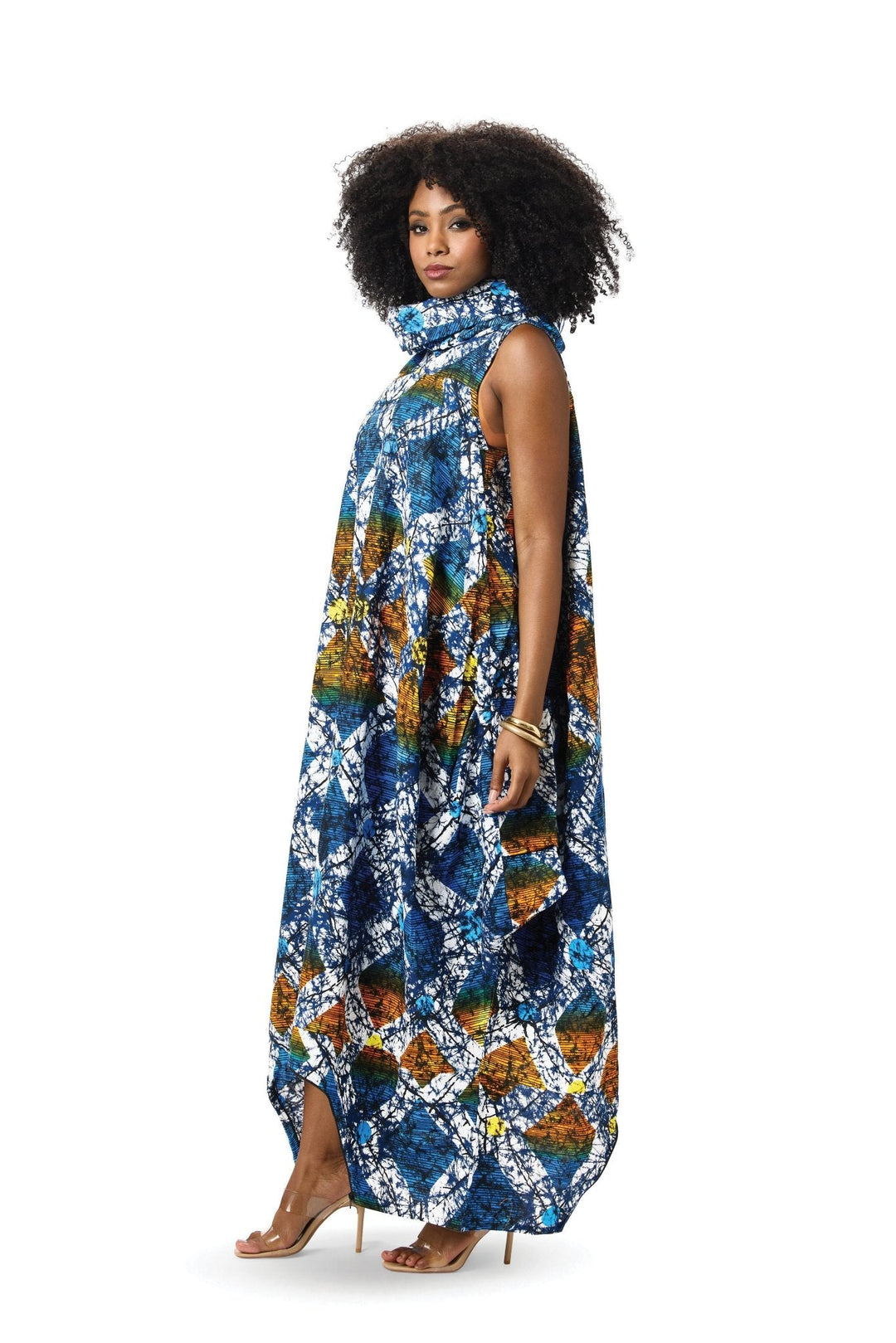 Ankara Print Convertible Jumpsuit Dress â€“ Studio EY - Especially Yours