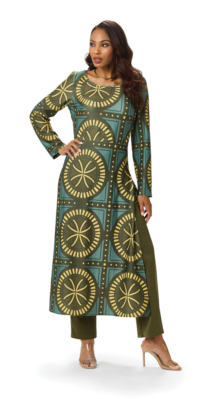 Geo Circle Print Pantset â€“ Studio EY - Especially Yours