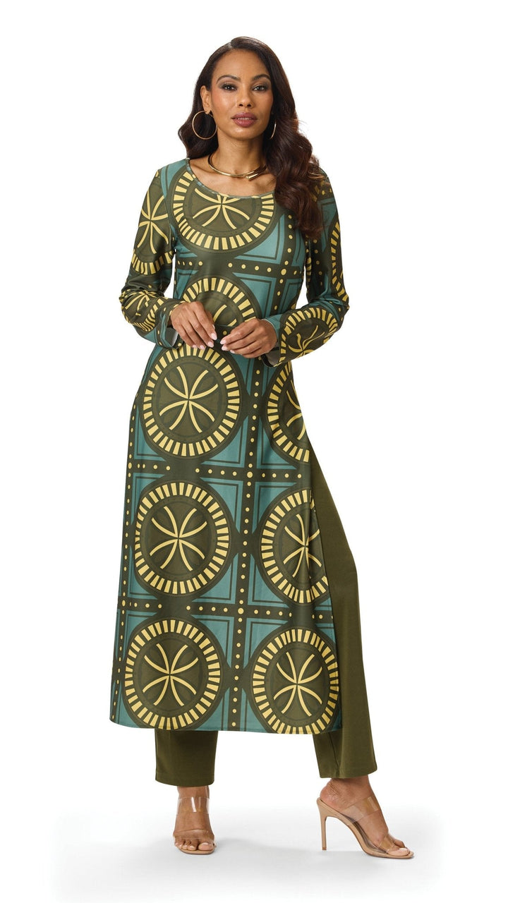 Geo Circle Print Pantset â€“ Studio EY - Especially Yours