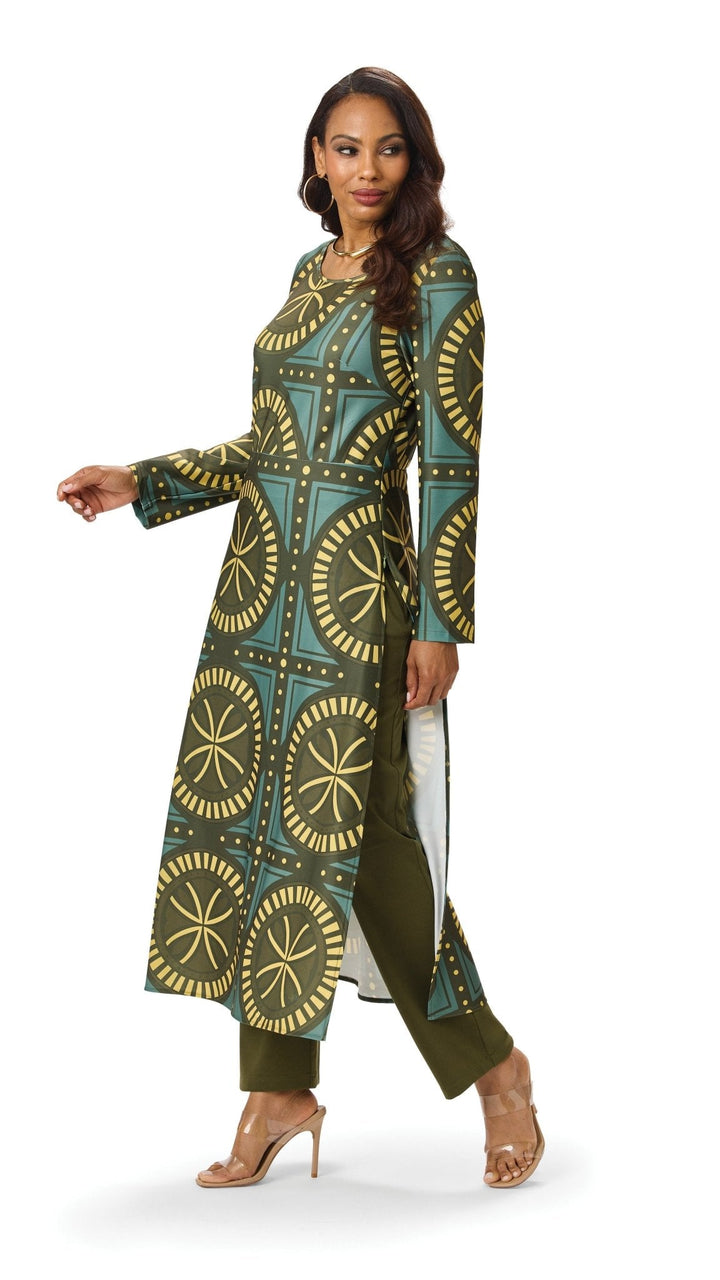 Geo Circle Print Pantset â€“ Studio EY - Especially Yours