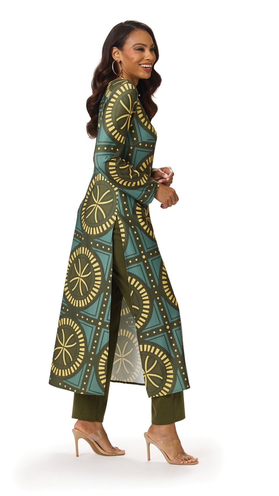 Geo Circle Print Pantset â€“ Studio EY - Especially Yours