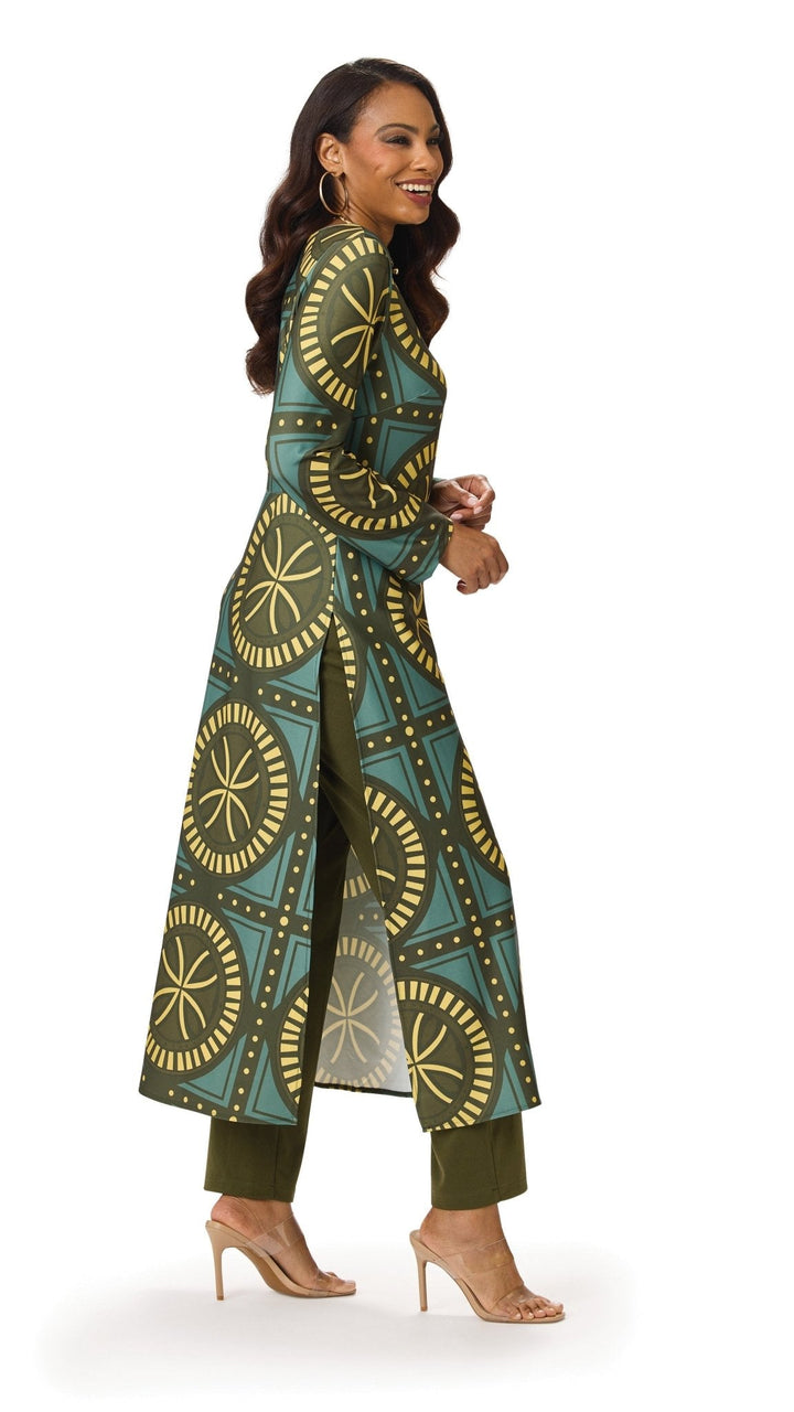 Geo Circle Print Pantset â€“ Studio EY - Especially Yours