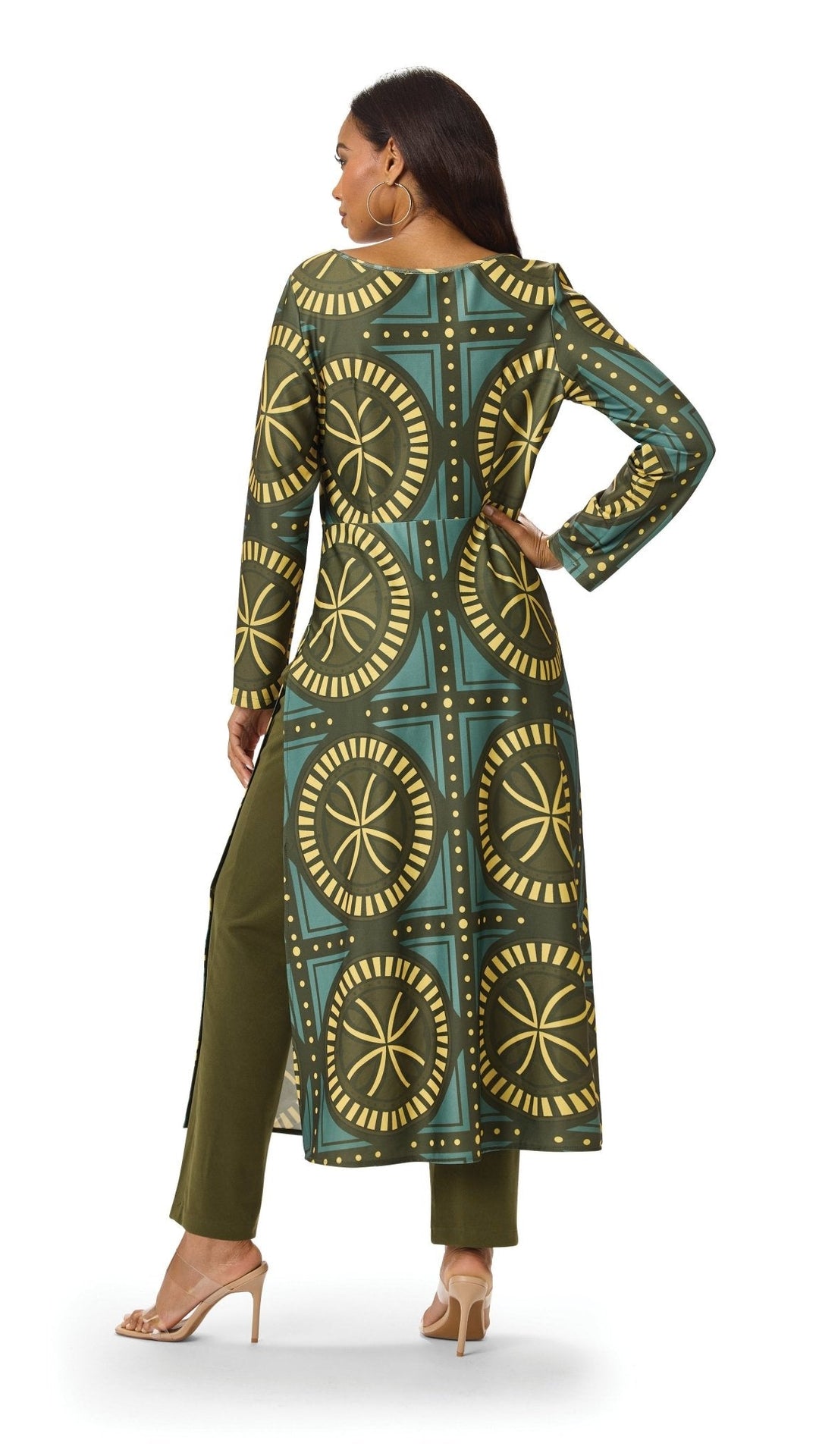 Geo Circle Print Pantset â€“ Studio EY - Especially Yours