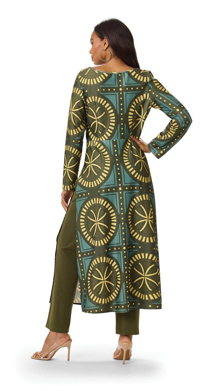 Geo Circle Print Pantset â€“ Studio EY - Especially Yours