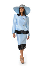 Lt Blue Black S0284