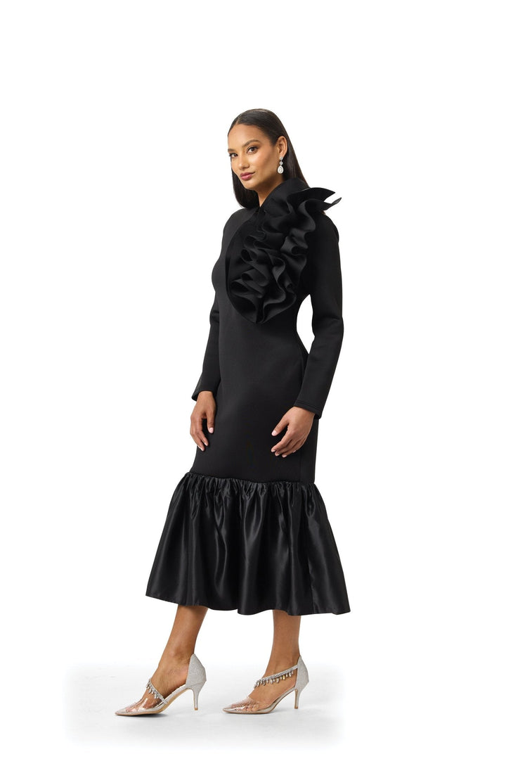 Ruffled Flounce Maxi Dress by EY Boutique - Especially Yours
