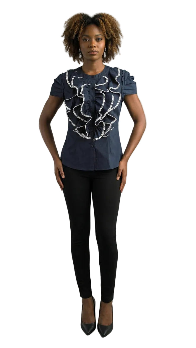 Short Sleeve Blouse S110
