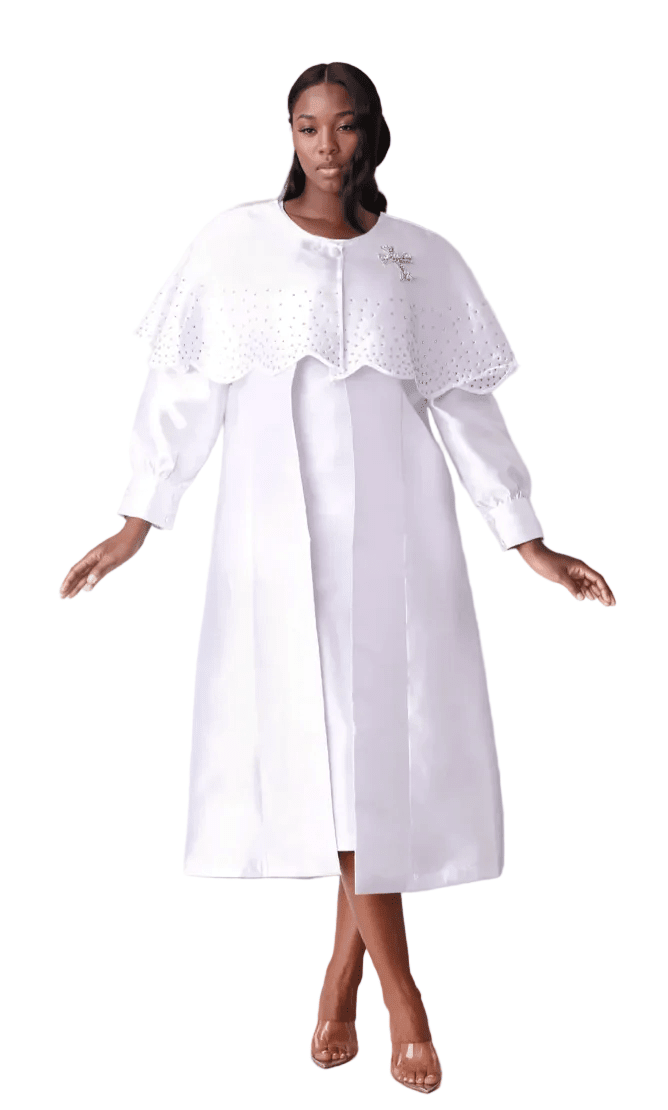 3-Piece Church Robe with Detachable Cape – 4866 - Especially Yours