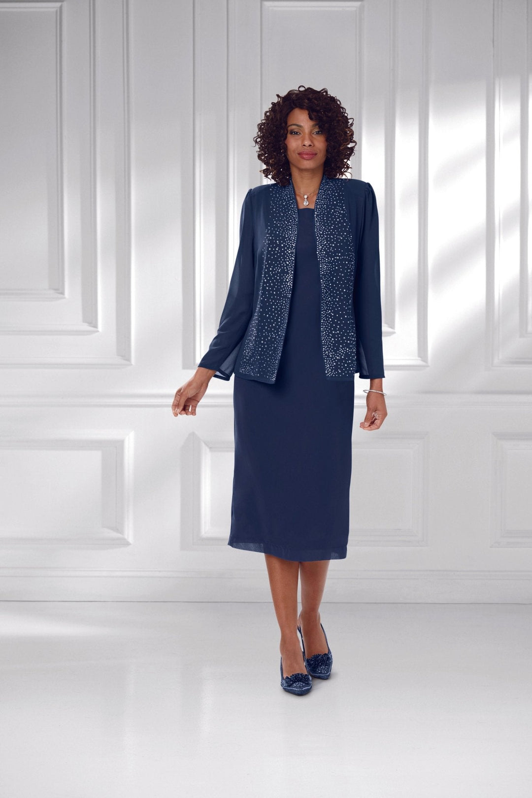Lines of Shine Jacket Dress by EY Boutique - Especially Yours