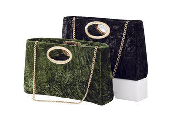 Crushed on Velvet Handbag