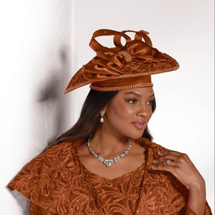 Ruffled Soutache Church Hat by EY Boutique - Especially Yours