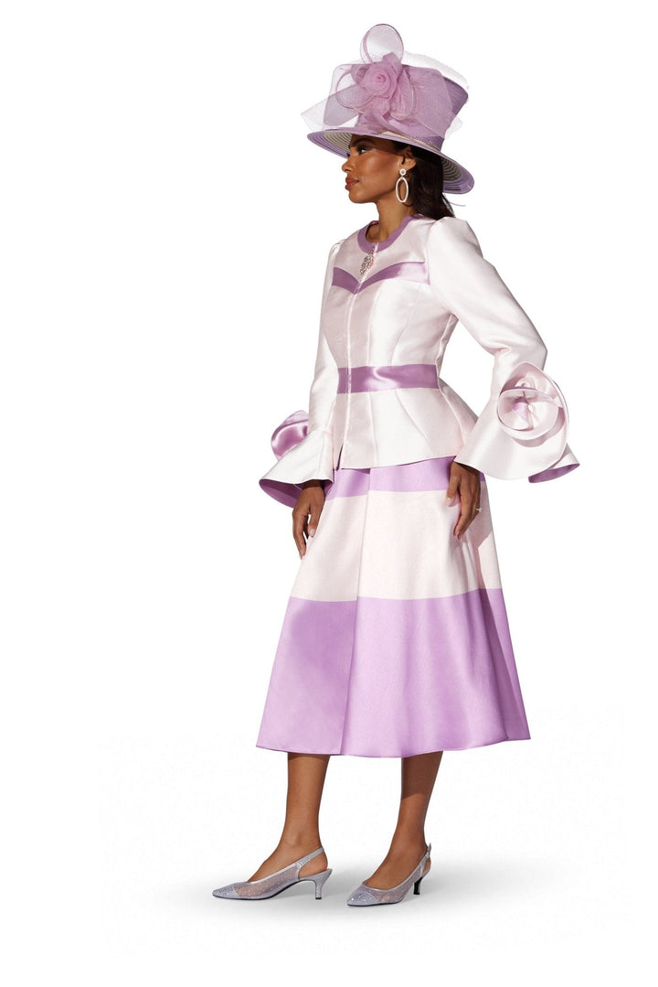 Stripe Bloom Cuffs Suit by EY Boutique - Especially Yours
