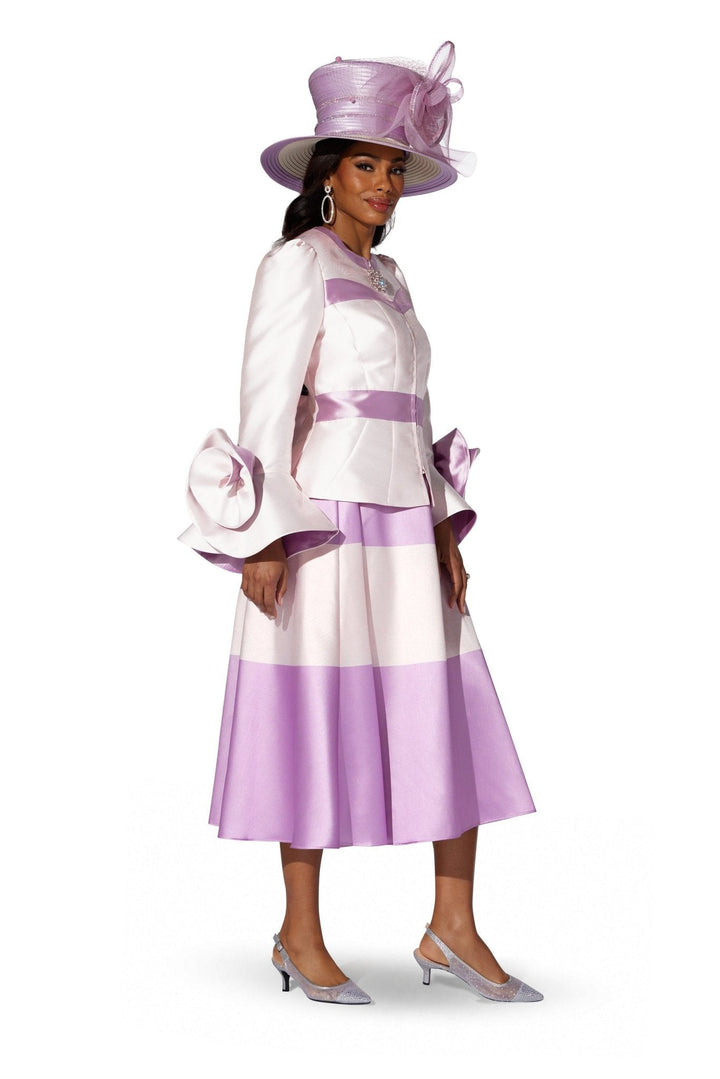 Stripe Bloom Cuffs Suit by EY Boutique - Especially Yours