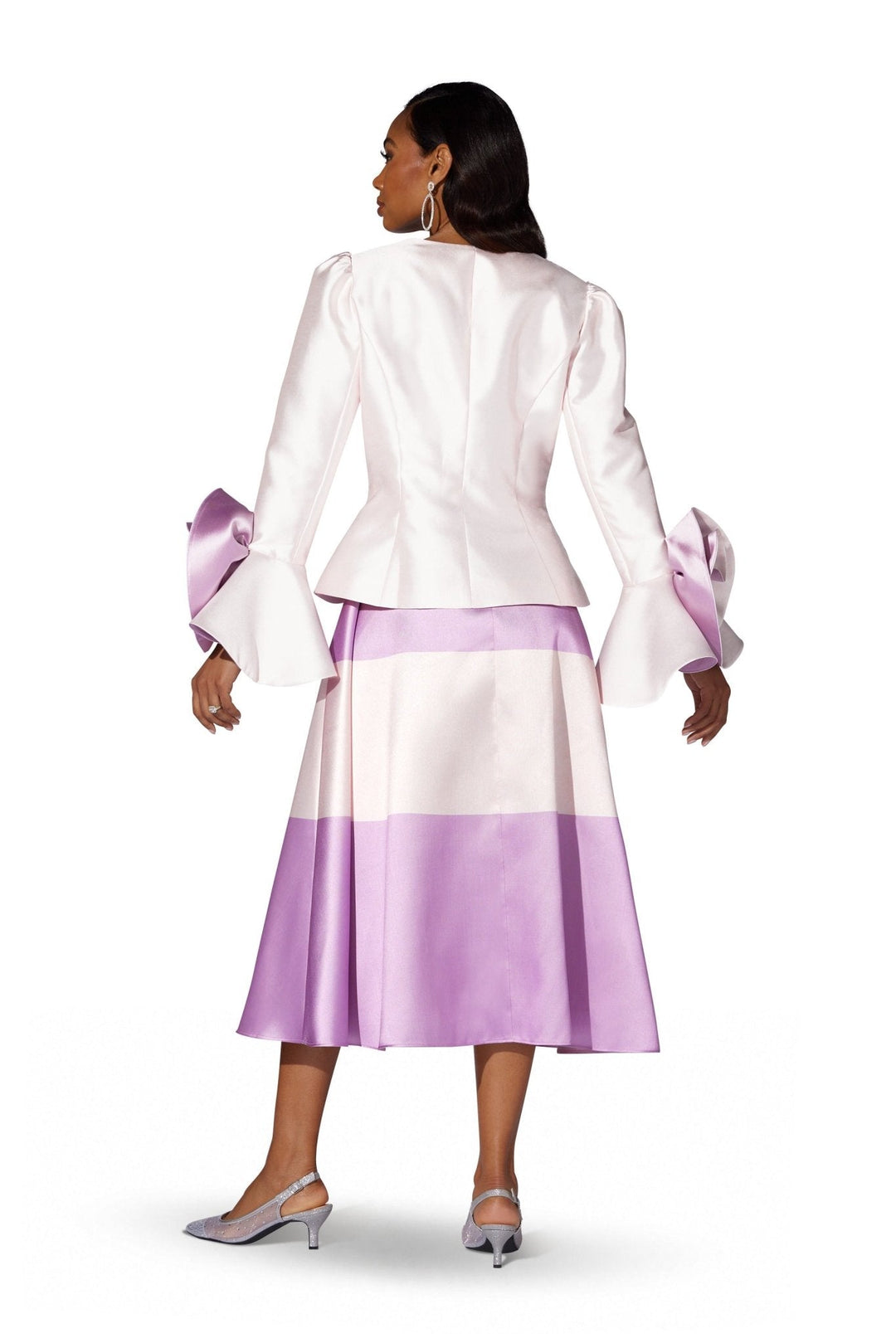 Stripe Bloom Cuffs Suit by EY Boutique - Especially Yours