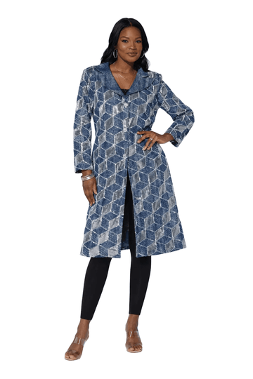 Denim Goes Glam Sequined Jacket by Studio EY
