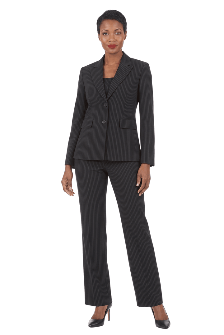 Classic Tailored 2Pc Pant Suit with Notch Collar - Especially Yours