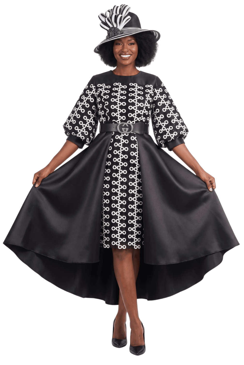 Two - tone Crochet in Circles A - line Drs - Plus - Especially Yours