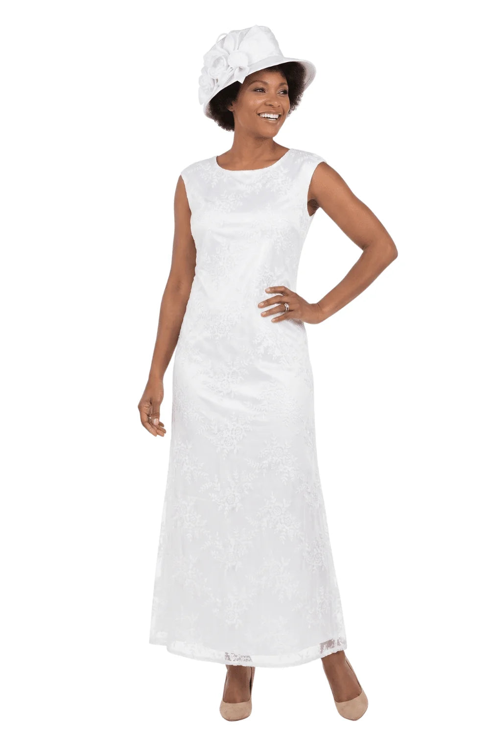 2pc Lux Lace Gown w/ Cape-Plus