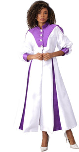 PURPLE/WHITE