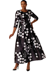 BLK/WHT DOTS