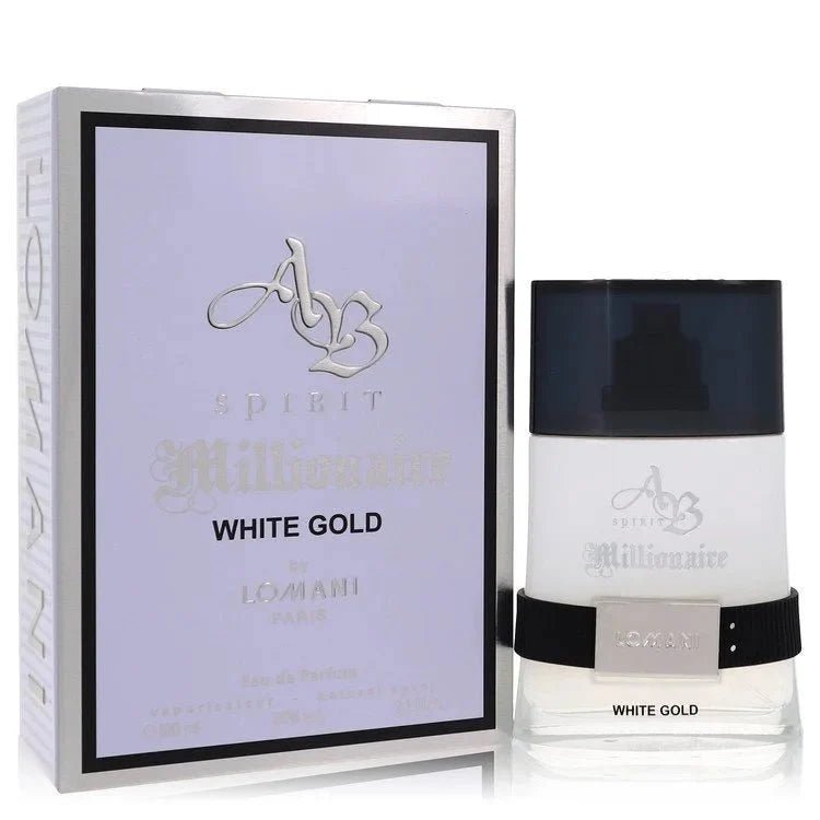 Ab Spirit Millionaire White Gold Cologne By Lomani for Men - Especially Yours