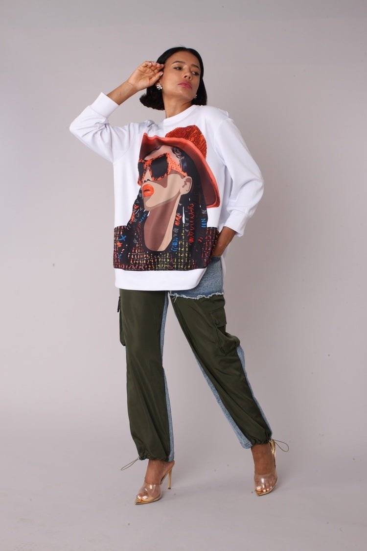 Artistic Portrait Graphic T-Shirt - 82392 - Especially Yours