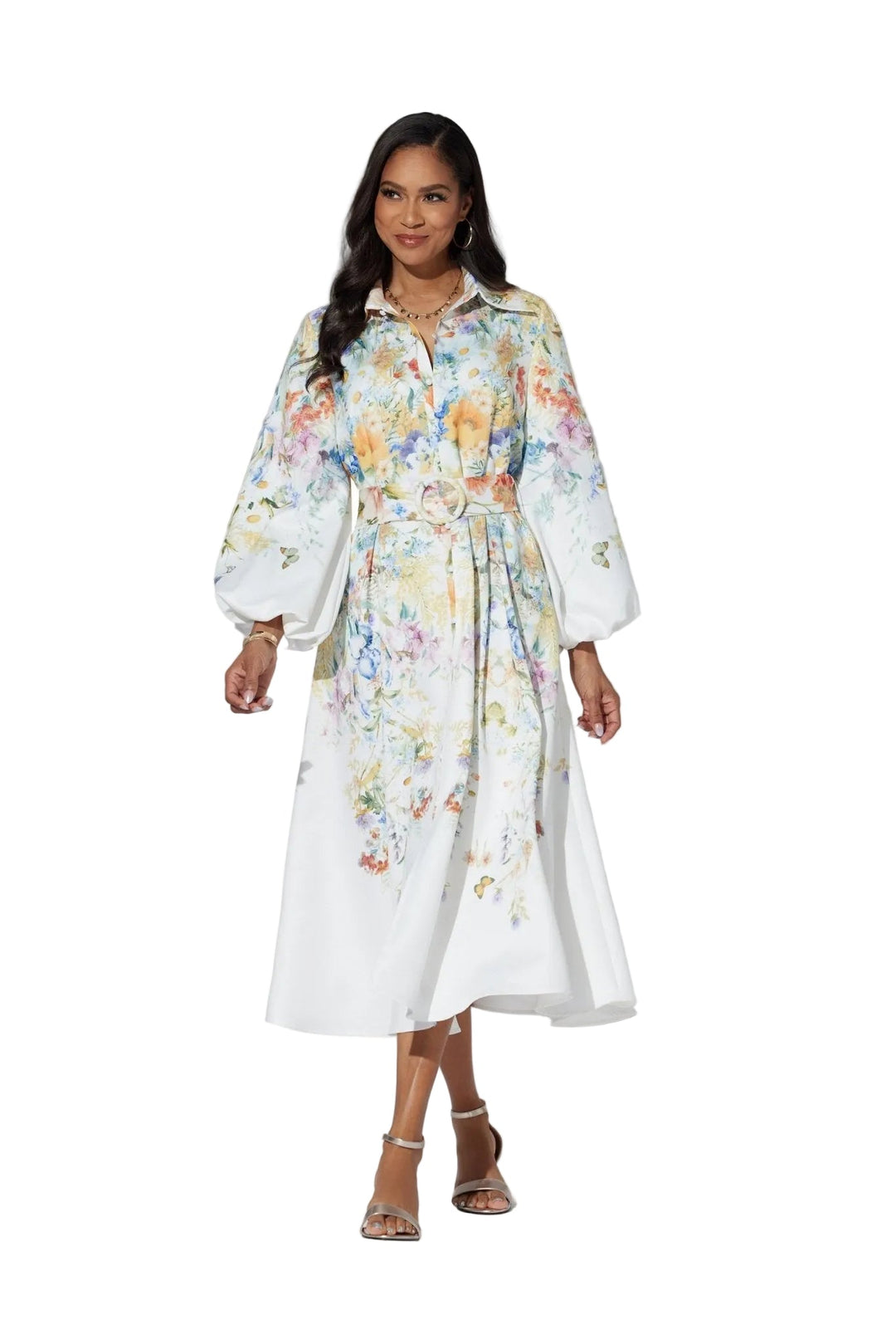 button front church dress