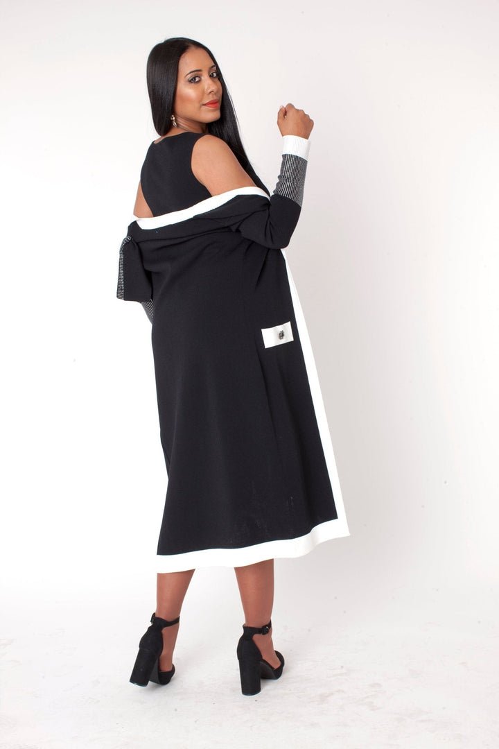 Camille Trim Knit Jacket Dress – Plus Size 5312W - Especially Yours