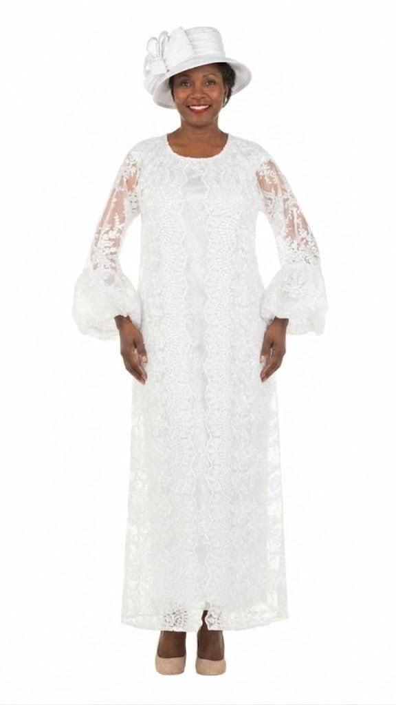 2pc Lux Lace Drs + Long Jkt