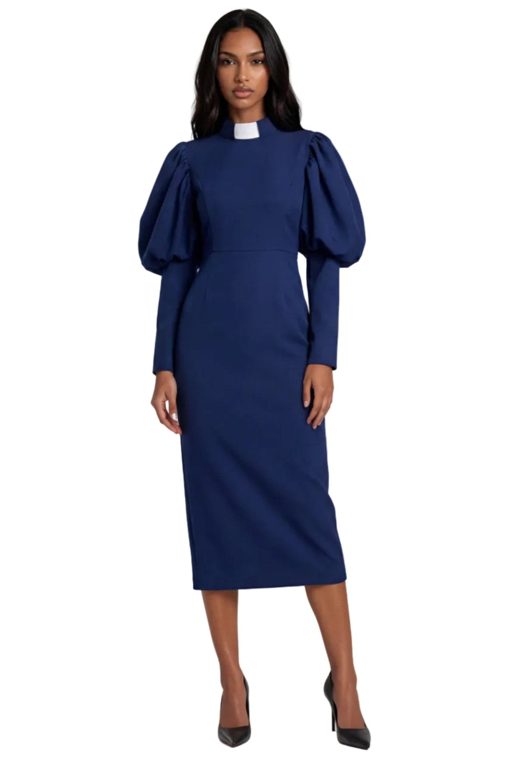 Clergy Dress with Puff Sleeves - 4813 - Especially Yours