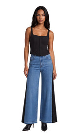 DENIM / BLACK