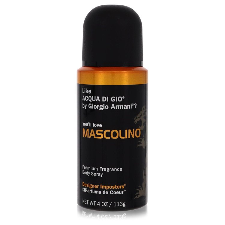 Designer Imposters Mascolino Body Spray By Parfums De Coeur - Especially Yours