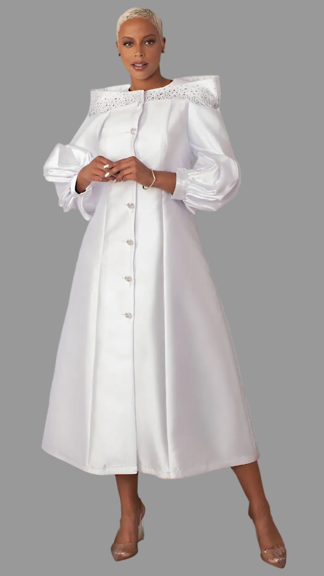 Elegant One-Piece Cassock Robe for Church Wear- 4801