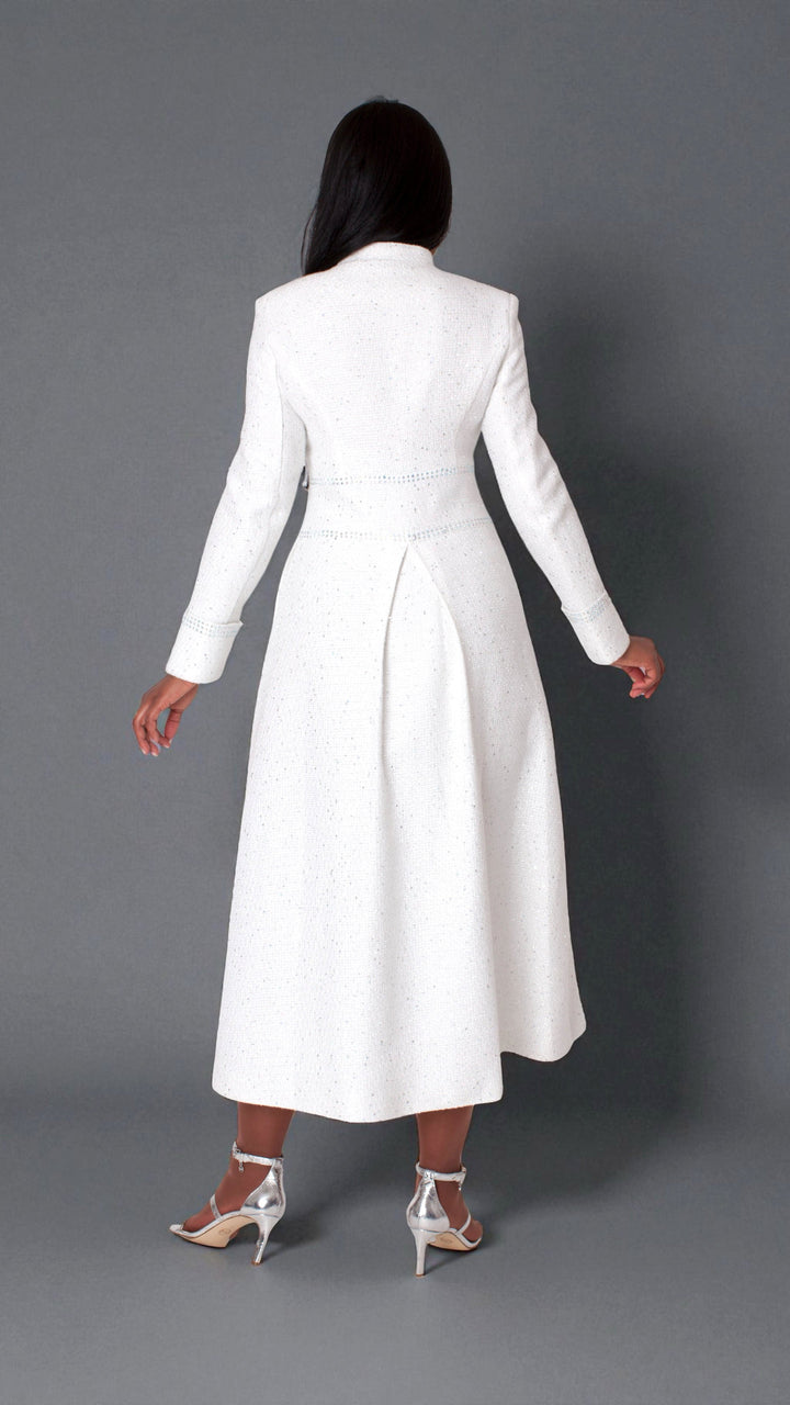 Elegant Charm Tweed Church Robe - 41032