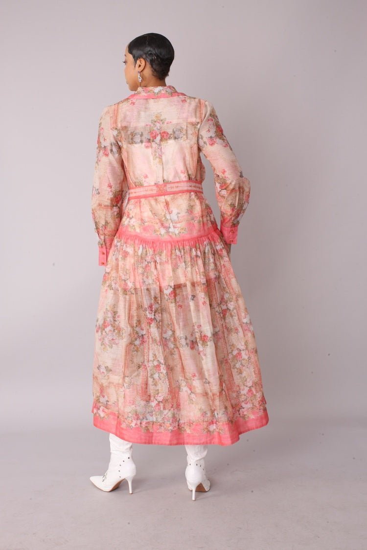 Floral Print Shirt Dress - 82507 - Especially Yours