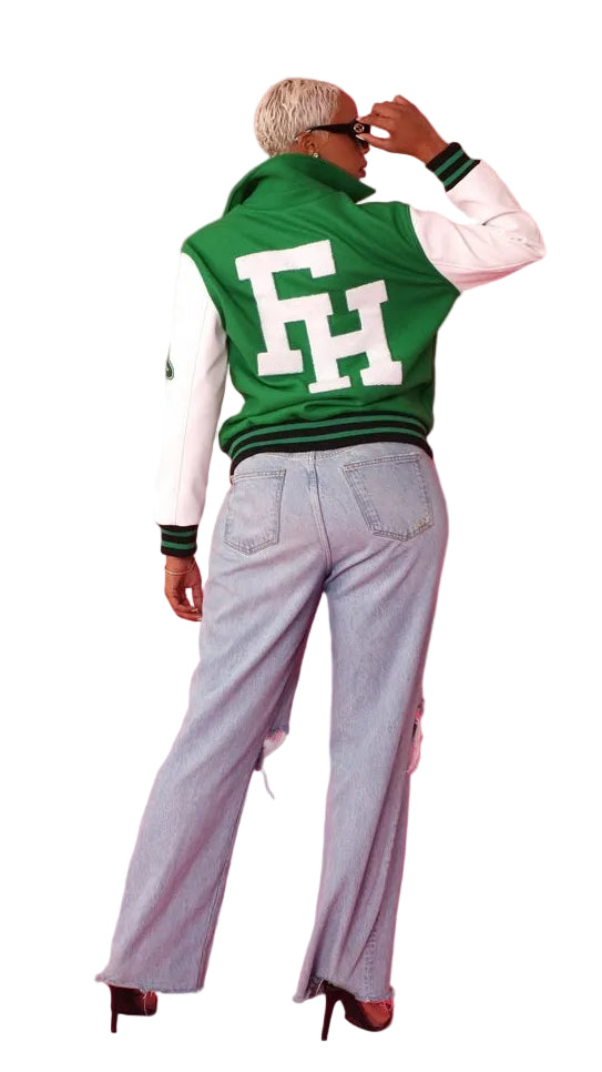 Green Varsity Jacket -82152