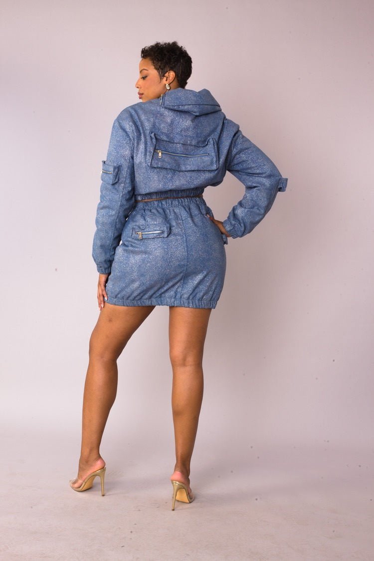 Metallic Shimmer Mini Skirt - 82593 - Especially Yours