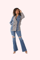 PLAID/DENIM