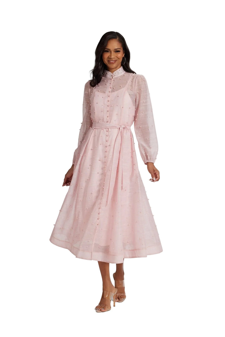pearls of wisdom dress front view
