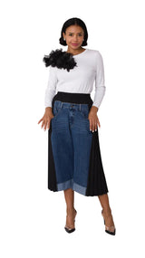DENIM / BLACK